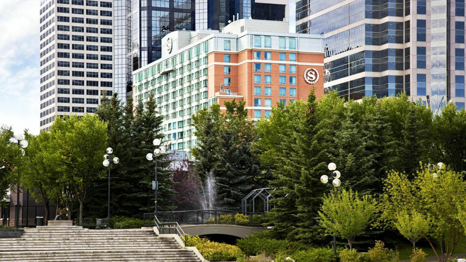Sheraton Suites Calgary Eau Claire Exterior foto